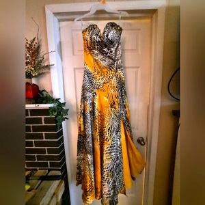 Animal Print Prom Dress